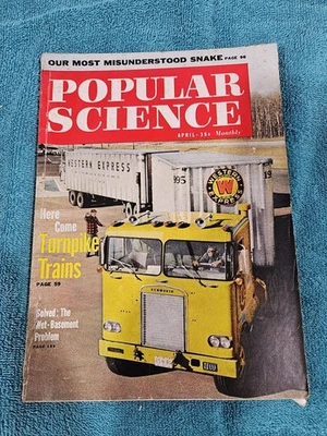 April 1960 Popular Science Here Comes Turnpike Trains - Image 1 of 4