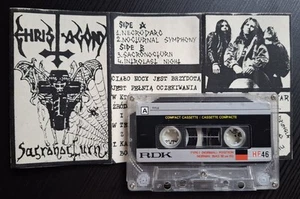 Christ Agony – Sacronocturn 1990 PROMO MC Cassette - UNIQUE! - Picture 1 of 3