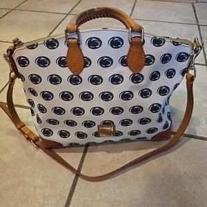 Dooney & Bourke Penn State University PSU White Geldbörse RAR - Top Zustand! - Bild 1 von 22