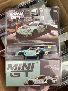 MINI GT Porsche 911 GT3 R #28 HubAuto Racing 2023 FIA GT World Cup #804 1/64 - Picture 1 of 1