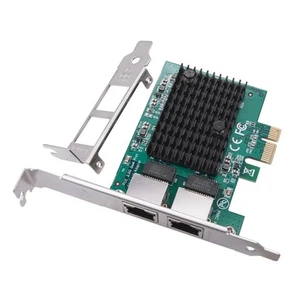 3X(2 Port 2.5G PCIe Card 2.5 Gigabit Ethernet Adapter RTL8125BG Chip PCI-E9894 - Afbeelding 1 van 10