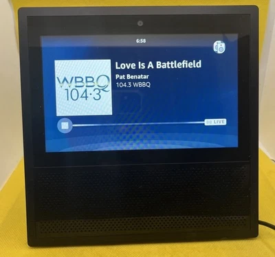 Amazon Echo Show 1st Gen Alexa Voice Control 6" Touchscreen, WiFi - Black - Image 1 of 4