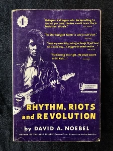 DAVID A. NOEBEL RHYTHM, RIOTS AND REVOLUTION 1966 VINTAGE PAPERBACK BOOK - Picture 1 of 7