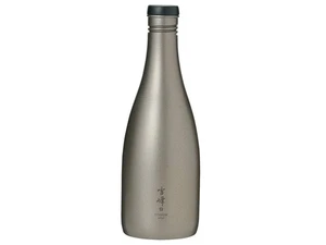 Snow Peak Sake Bottle Titanium TW-540 Outdoor Camping Ship from Japan New - Picture 1 of 8
