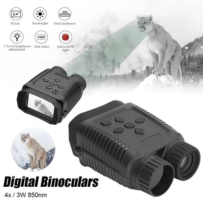 NV1182 2.4 "TFT Infrared Night Vision Binoculars Hunting Camera IP54 1080P Video - Image 1 of 4