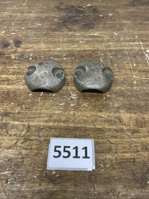 Tapas de abrazadera elevadora OEM Harley Davidson Panhead Hydra Glide Frontend 1949-1959 Foto 1 de 4