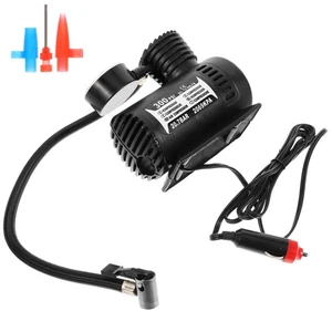 Bomba de aire para coche 12 V compresor eléctrico bicicleta con compresores manómetro - Imagen 1 de 12