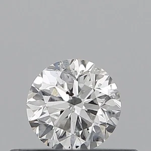 IGI Certified 0.33 Ct 100% Natura Diamond Loose Round 4 mm Color H/SI2 Clarity - Picture 1 of 7