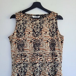 Vintage 90s Reptile Snake Print Bodycon Dress Tag sz MP Grunge Whimsigoth Midi - Bild 1 von 9