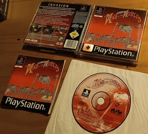 Jeff Wayne's La Guerra dei Mondi Ps1 CIB Playstation 1 PAL Etichetta Nera - Foto 1 di 1