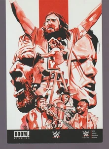 4" x 6" BOOM Studios WWE Comic Serie Veröffentlichungsplan Werbekarte - Bild 1 von 2