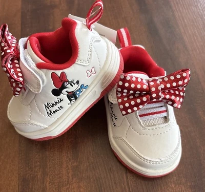 New  Disney Baby Minnie Mouse shoes size 2 - Image 1 of 4