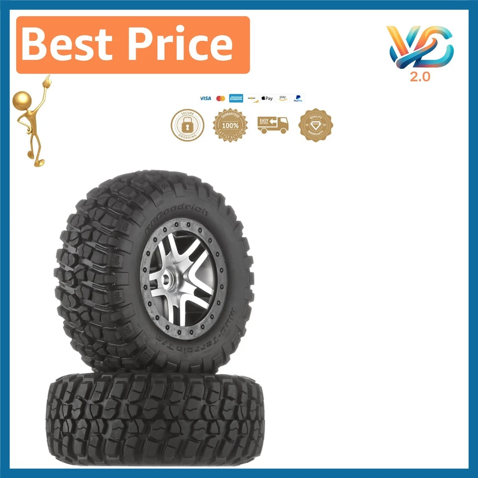 BFGoodrich Mud Terrain T/A KM2 4x4 Tires with Stylish Chrome Finish - Image 1 of 2