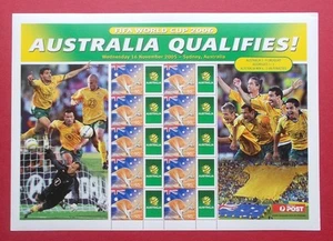 2006 FIFA World cup Australian 50c  stamp sheet MINT - Picture 1 of 1