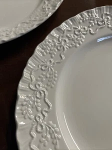 SET OF 4 Ralph Lauren Wedgwood China Claire Salad Plate - Picture 1 of 4