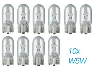 10 St W5W W2.1x9.5d T10 12V Glühlampe Glühbirne  Auto Lampen Glassockell für KIA - Bild 1 von 13