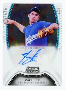 2011 Bowman Sterling Zach Lee #BSP-ZL Prospect Autographs  Los Angeles Dodgers