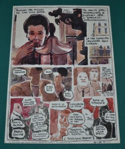 GIPI Gianni PACINOTTI Original Comic Art # 3 C 03/1989 34x46 cm firmata e datata - Picture 1 of 3