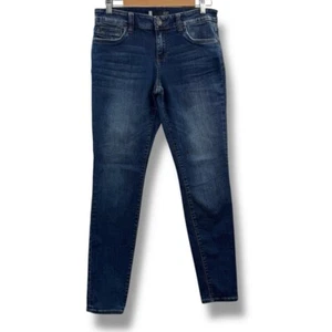 Jeans Kut From The Kloth stuzzicadenti skinny lavaggio scuro vita media lunghezza intera taglia 8 - Foto 1 di 10