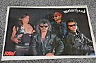 MOTORHEAD / VIXEN band large A3 size glossy mag promo DOUBLE SIDED poster