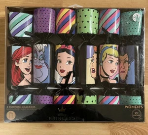 Disney Princess 6-Pack Surprise Party Crackers With Socks,  Size 4-10, New - Picture 1 of 1