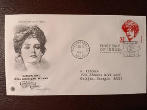 FDI 1998 GIBSON NIÑA IDEAL MUJER AMERICANA CELEBRANDO EL SIGLO XX 1900-1909 - Imagen 1 de 1
