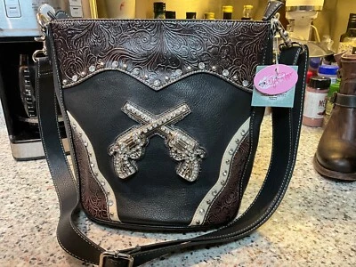 BLAZIN ROXX BOLSO DE MANO MUJER TRANSPORTE OCULTO NUEVO CON ETIQUETAS Foto 1 de 4