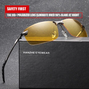 Tac HD+ Polarized Day&Night Vision glasses Men Driving Pilot Aviator sunglasses - Picture 1 of 12