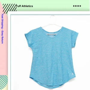 Tuff Athletics Girl's Short Sleeve  T Shirt, Bonnie Blue, Size XL/16 - Picture 1 of 3