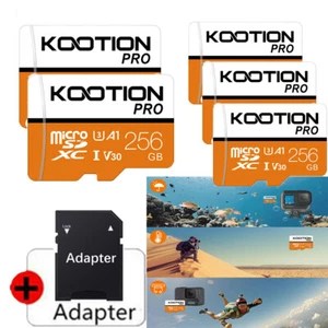 Lot de 5 cartes mémoire micro SD ultra ultra 256 Go carte mémoire haute vitesse classe 10 TF - Photo 1 sur 11