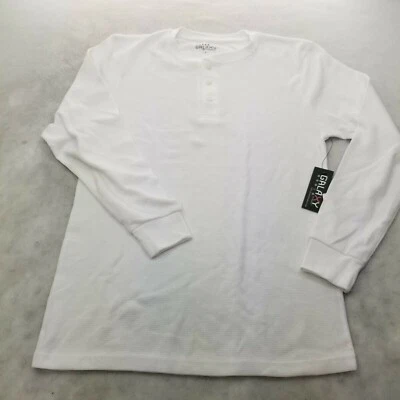 GALAXY PULL OVER WAFER Hombre Manga Larga SUDADERA Color BLANCO Talla S NUEVA Foto 1 de 4