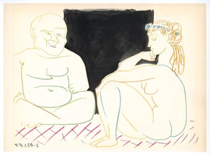 Pablo Picasso lithograph, printed by Mourlot 787878 - Picture 1 of 1