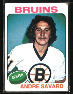 Andre Savard 1975 Topps #155 Hockey Card - Image 1 of 2
