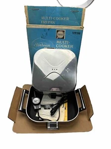 Open Box w/Defects Sunbeam Vintage Electric Vista Multi Cooker Fry Pan VFP150 - Picture 1 of 21