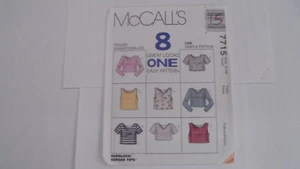 McCall's 7715 Shirt pattern Size 8, 10 Petite - Picture 1 of 1