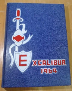 Justin F Kimball High School Yearbook Dallas Texas Excalibur 1964 - Picture 1 of 6