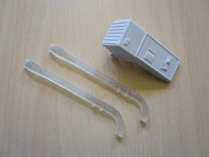 2 Chin Gun Laser +Lightcover Repro für vintage Star Wars AT-AT Walker Kenner 80s - Bild 1 von 1