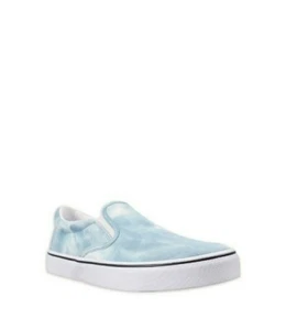 ☆NO BOUNDARIES CANVAS DAMEN TWIN GORE BLAU TIE-DYE MEMORY FOAM SLIPPER GRÖSSE 11 - Bild 1 von 4