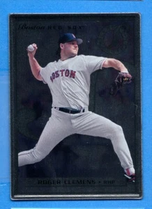 1996 Leaf Preferred Steel #63 Roger Clemens Red Sox - Foto 1 di 1