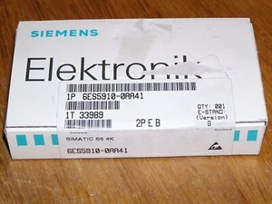 NEW - Siemens 6ES5910-0AA41 E:B S5-110A PLC EPROM MEMORY SUBMODULE sealed - Imagen 1 de 2
