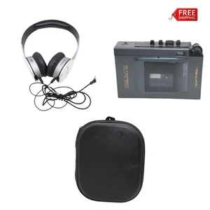 Realistic SCR-51 Portable Cassette Player Recorder + Over-Ear Wired Headphone - Picture 1 of 15