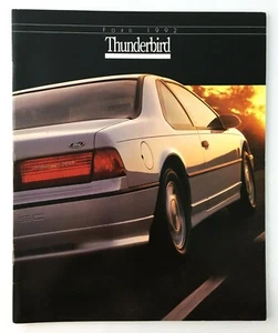 1992 Ford Thunderbird Showroom Sales Booklet Dealership Catalog Auto Car T Bird - Picture 1 of 5