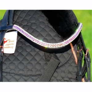 FSS Cristal Bling Curva Ceja SHIMMER Ombre Oro Rosa Melocotón Rosa Lila Violeta - Imagen 1 de 1