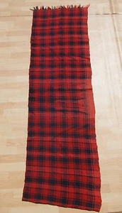 ALFOMBRA KILIM KURDA TEJIDA A MANO RECTÁNGULO ROJA 30+ ALFOMBRA DE LANA GEOMÉTRICA CORREDORES 2X6 pies - Imagen 1 de 4