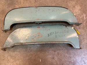 1955 PLYMOUTH Fender Skirts PAIR Steel Rear Flush Mount - Picture 1 of 9