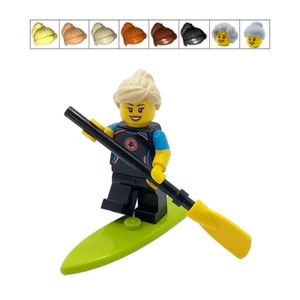 Originale LEGO® Paddle Boarder regalo minifigure femminile remo e tavola da surf festa della mamma - Foto 1 di 5