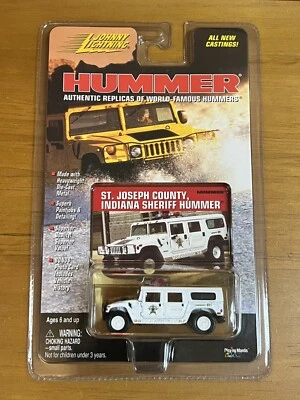 Johnny Lightning Diecast Hummer SUV's ST. Joseph County Indiana Sheriff Model - Image 1 of 4