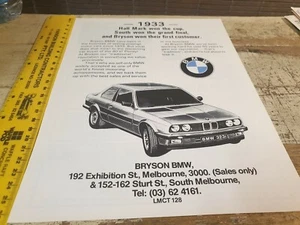 1985 BMW 323i Australian Sales Advert - Bild 1 von 1