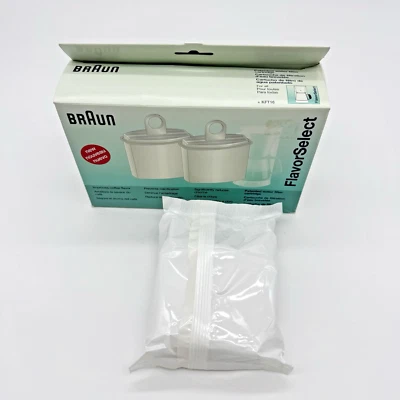 1 filtro de agua genuino para máquina de café Braun KWF2 KFT16 FlavorSelect Foto 1 de 4