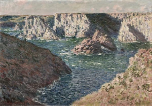 Küstenklippe Poster Ozean Felsenbogen Meereslandschaft Wandbild - 16x12/20x16/24x18/36x24 - Bild 1 von 11